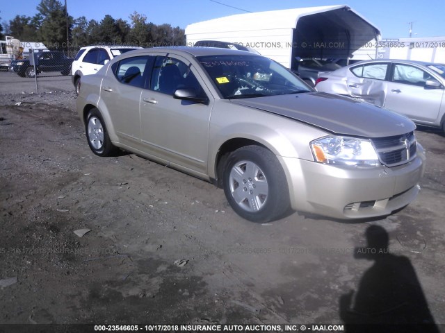 1B3CC4FB9AN191329 - 2010 DODGE AVENGER SXT GOLD photo 1