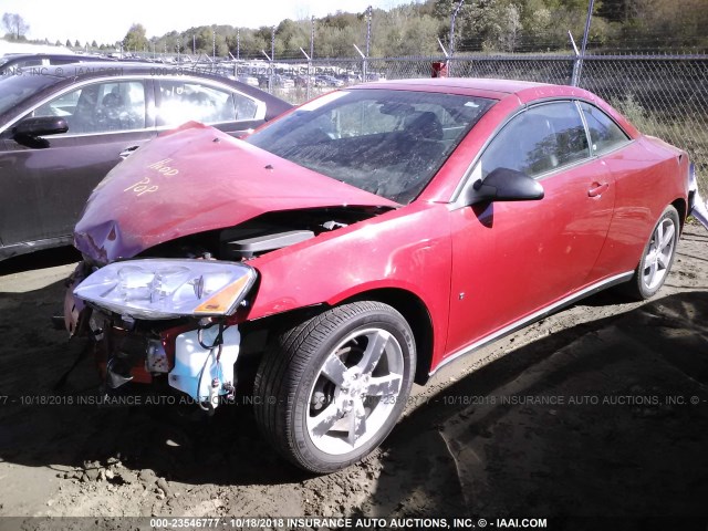 1G2ZH351474252621 - 2007 PONTIAC G6 GT RED photo 2