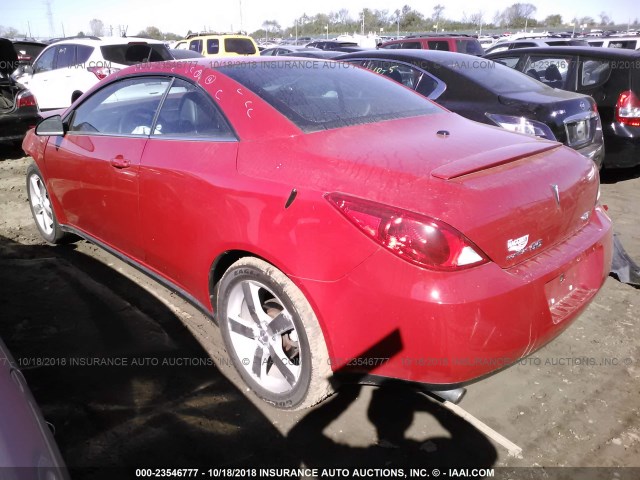 1G2ZH351474252621 - 2007 PONTIAC G6 GT RED photo 3