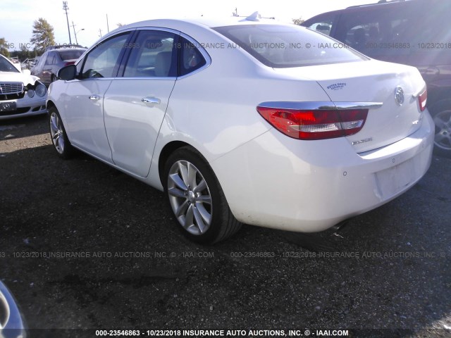 1G4PR5SK8E4222149 - 2014 BUICK VERANO CONVENIENCE WHITE photo 3