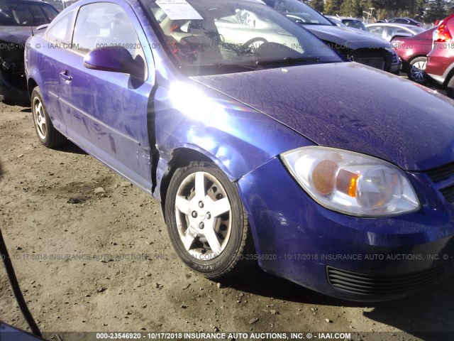 1G1AL15F577254697 - 2007 CHEVROLET COBALT LT BLUE photo 6