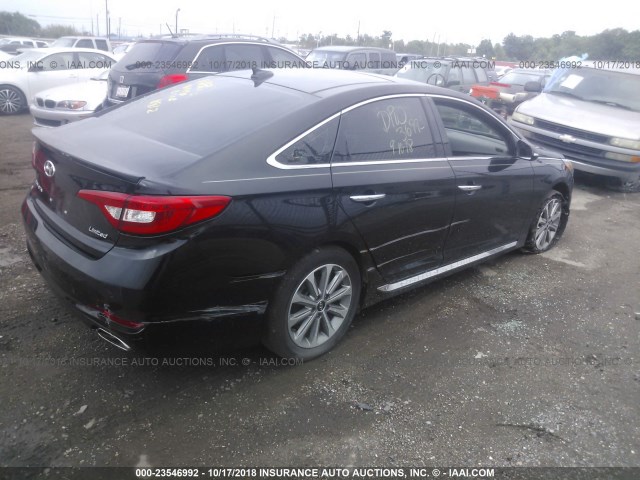 5NPE34AF5GH328812 - 2016 HYUNDAI SONATA SPORT/LIMITED BLACK photo 4