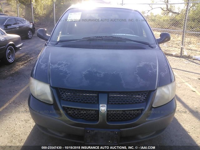 1B4GP25331B156674 - 2001 DODGE CARAVAN SE GREEN photo 6