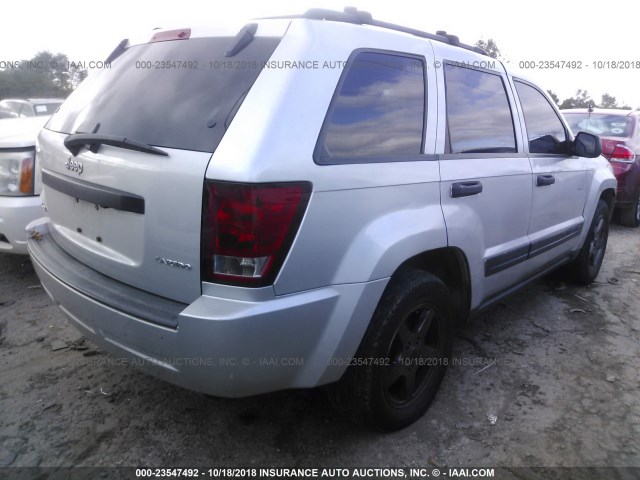 1J4GR48K35C707787 - 2005 JEEP GRAND CHEROKEE LAREDO/COLUMBIA/FREEDOM 银色 照片 4
