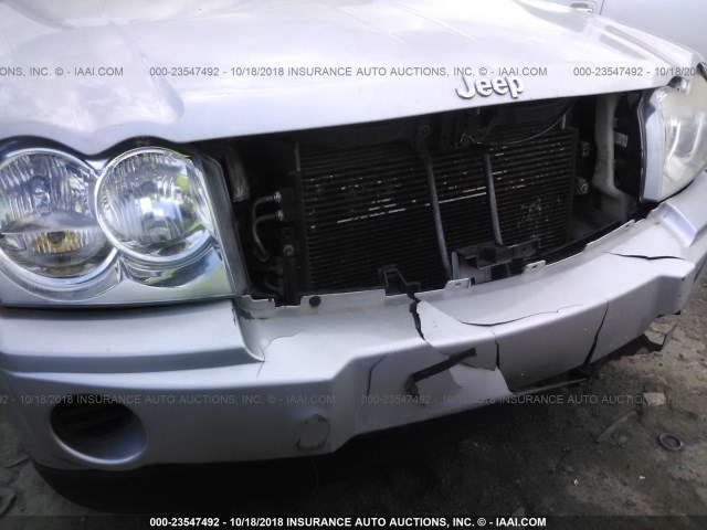 1J4GR48K35C707787 - 2005 JEEP GRAND CHEROKEE LAREDO/COLUMBIA/FREEDOM 银色 照片 6