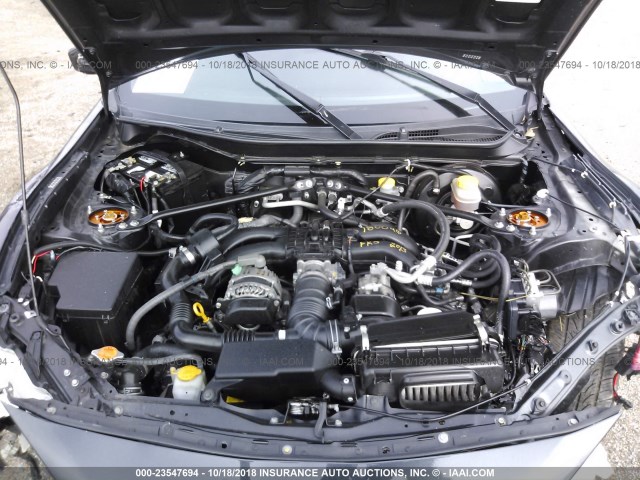 JF1ZNAA10D1704761 - 2013 TOYOTA SCION FR-S GRAY photo 10