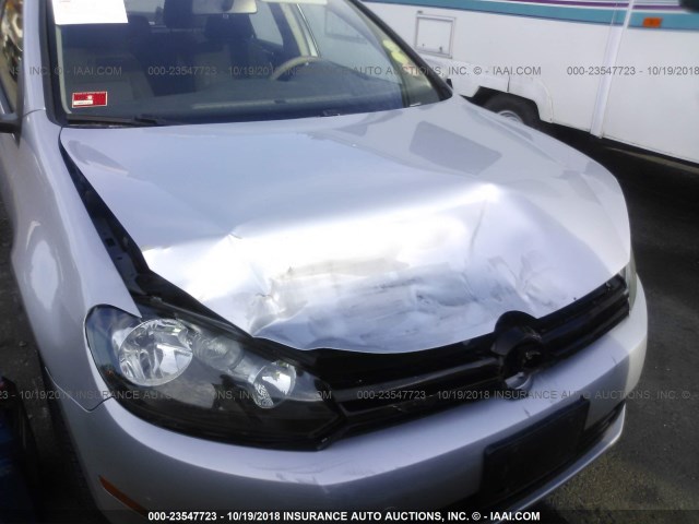 WVWDB7AJ6DW116656 - 2013 VOLKSWAGEN GOLF 银色 照片 6
