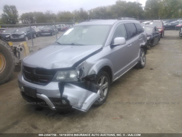 3C4PDDGG8GT208895 - 2016 DODGE JOURNEY CROSSROAD GRAY photo 2