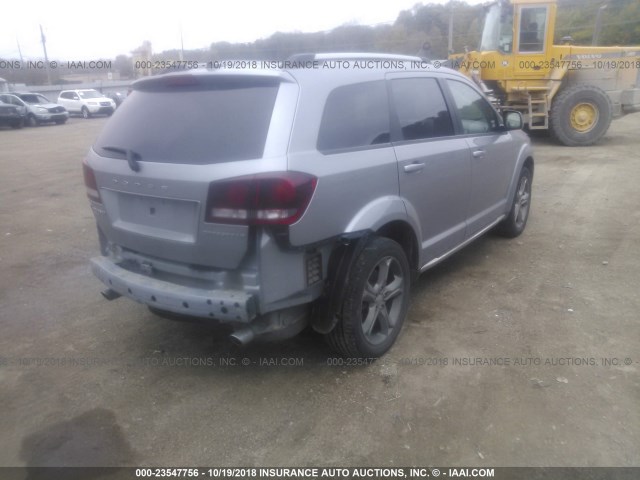 3C4PDDGG8GT208895 - 2016 DODGE JOURNEY CROSSROAD GRAY photo 4