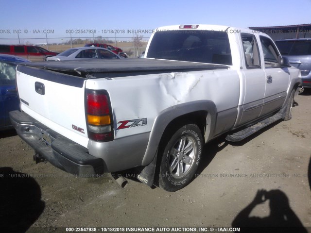 1GTEK19T84Z247187 - 2004 GMC NEW SIERRA K1500 WHITE photo 4