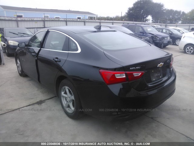 1G1ZB5ST1GF233343 - 2016 CHEVROLET MALIBU LS 黑色 照片 3