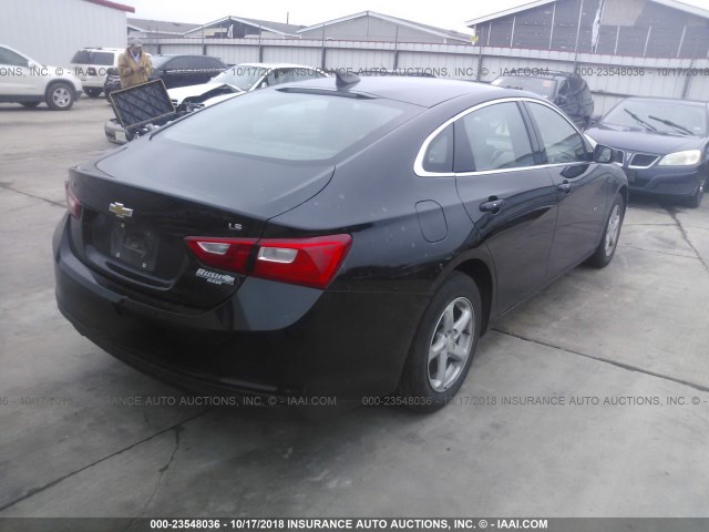 1G1ZB5ST1GF233343 - 2016 CHEVROLET MALIBU LS 黑色 照片 4
