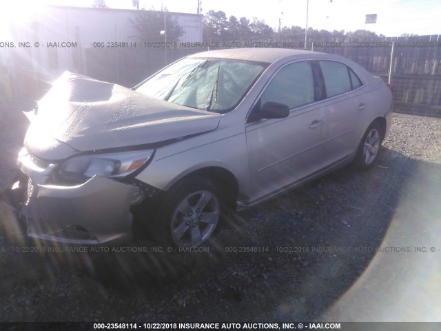 1G11B5SL7EF139025 - 2014 CHEVROLET MALIBU LS 香槟色 照片 2