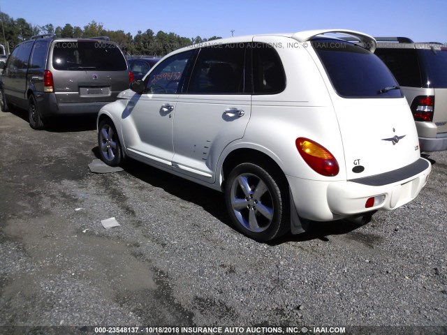 3C8FY78G15T642572 - 2005 CHRYSLER PT CRUISER GT CREAM photo 3