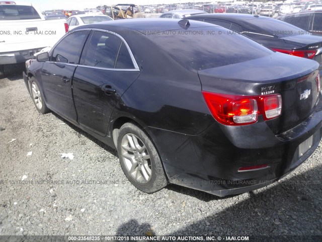 1G11C5SAXDF341917 - 2013 CHEVROLET MALIBU 1LT BLACK photo 3