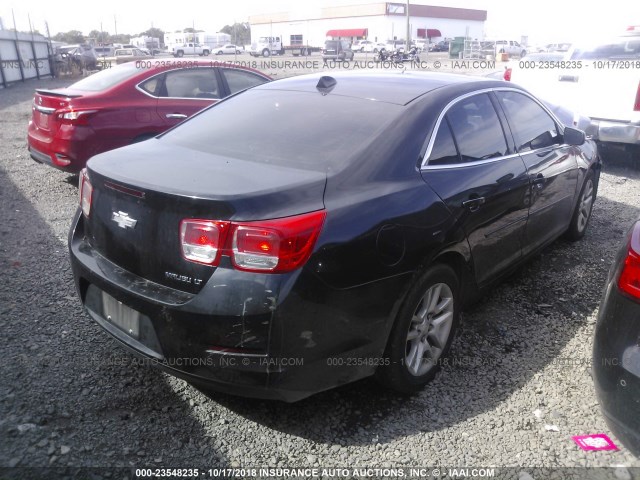1G11C5SAXDF341917 - 2013 CHEVROLET MALIBU 1LT BLACK photo 4