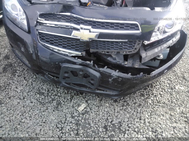 1G11C5SAXDF341917 - 2013 CHEVROLET MALIBU 1LT BLACK photo 6