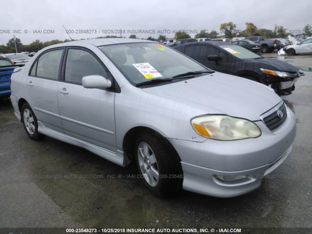 1NXBR32E25Z515313 - 2005 TOYOTA COROLLA CE/LE/S GRAY photo 1