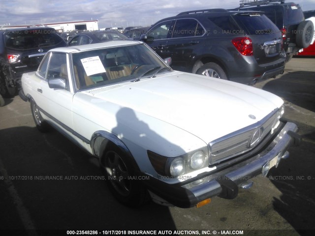 WDBBA48D0GA041641 - 1986 MERCEDES-BENZ 560 SL WHITE photo 1