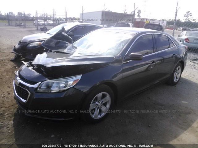 1G11B5SL5FF103805 - 2015 CHEVROLET MALIBU LS 灰色 照片 2