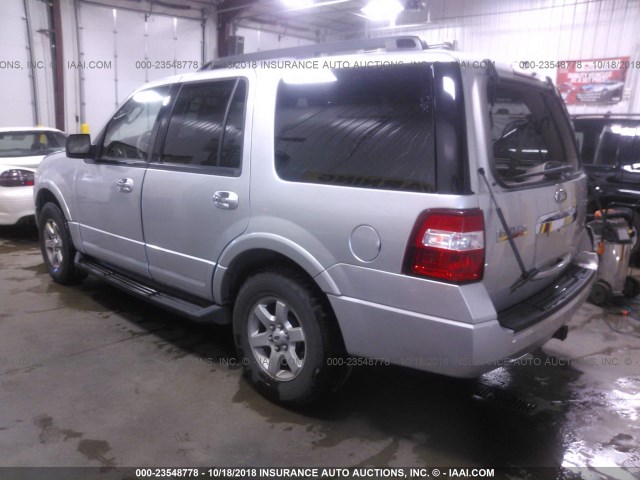1FMJU1F57AEA69558 - 2010 FORD EXPEDITION XLT SILVER photo 3