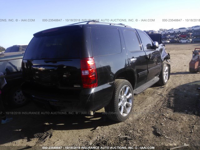 1GNSKBE02BR185083 - 2011 CHEVROLET TAHOE K1500 LT BLACK photo 4