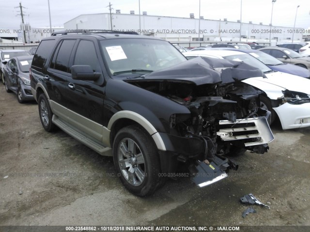 1FMJU1H5XAEA53769 - 2010 FORD EXPEDITION EDDIE BAUER BLACK photo 1