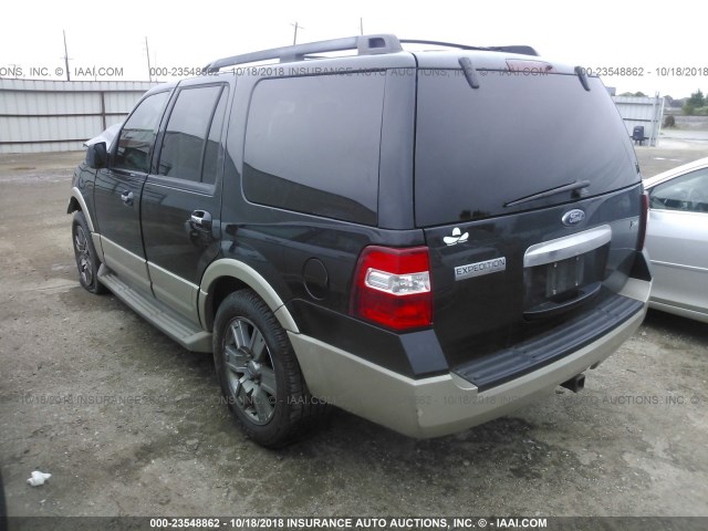 1FMJU1H5XAEA53769 - 2010 FORD EXPEDITION EDDIE BAUER BLACK photo 3