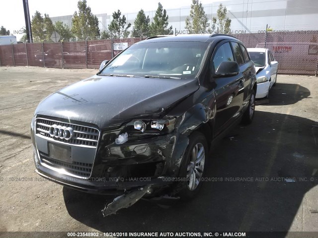 WA1AY74L68D033657 - 2008 AUDI Q7 3.6 QUATTRO BLACK photo 2