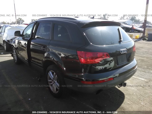 WA1AY74L68D033657 - 2008 AUDI Q7 3.6 QUATTRO BLACK photo 3