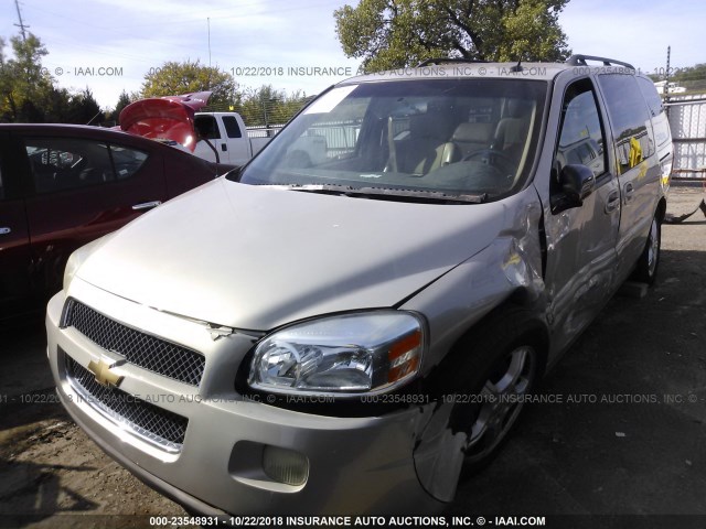 1GNDV33177D145023 - 2007 CHEVROLET UPLANDER LT TAN photo 2