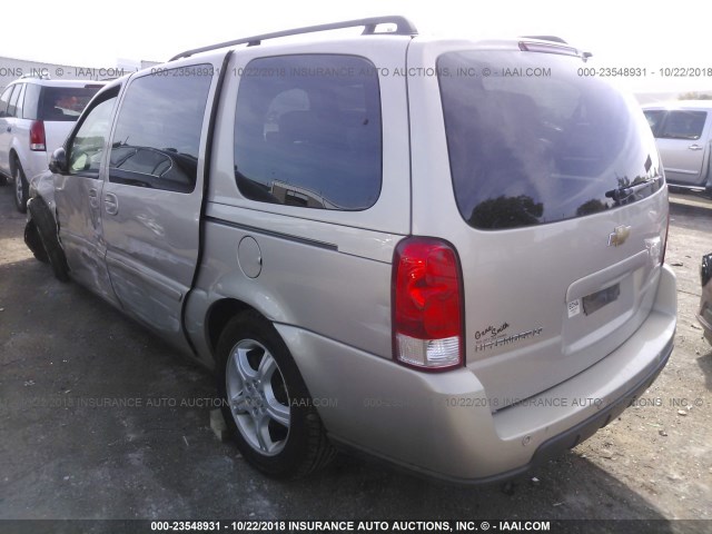 1GNDV33177D145023 - 2007 CHEVROLET UPLANDER LT TAN photo 3