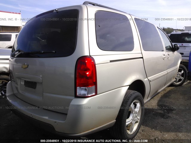 1GNDV33177D145023 - 2007 CHEVROLET UPLANDER LT TAN photo 4