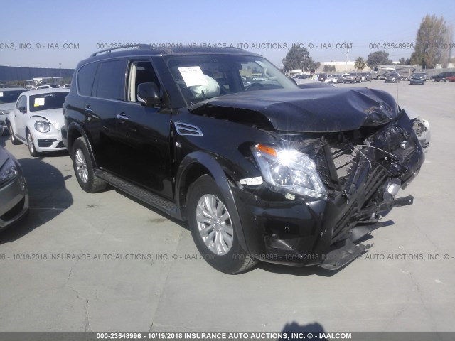 JN8AY2ND5JX000884 - 2018 NISSAN ARMADA SV/SL/PLATINUM BLACK photo 1