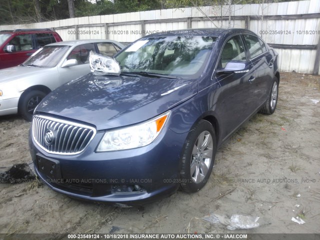 1G4GC5E37DF218666 - 2013 BUICK LACROSSE BLUE photo 2