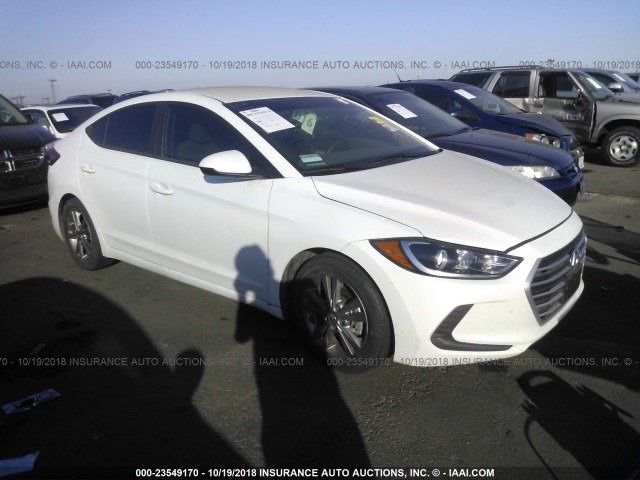 5NPD84LF1HH123094 - 2017 HYUNDAI ELANTRA SE/VALUE/LIMITED WHITE photo 1