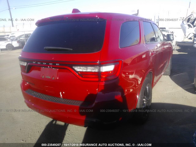 1C4RDHAG5FC937391 - 2015 DODGE DURANGO SXT RED photo 4