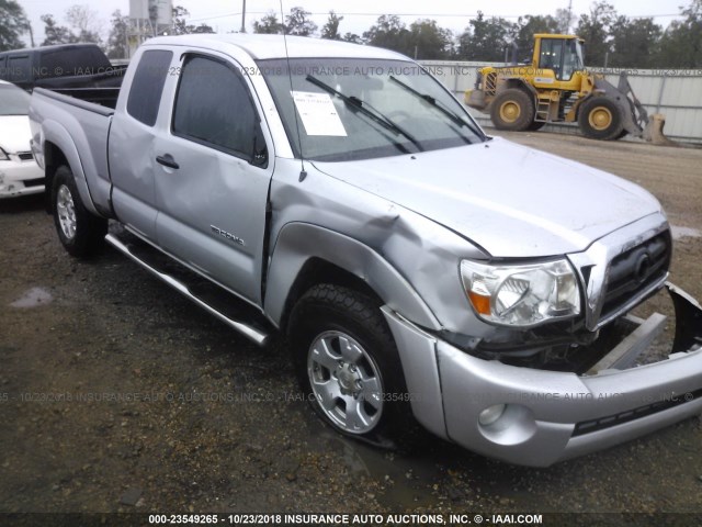 5TETU62NX7Z333748 - 2007 TOYOTA TACOMA PRERUNNER ACCESS CAB SILVER photo 1