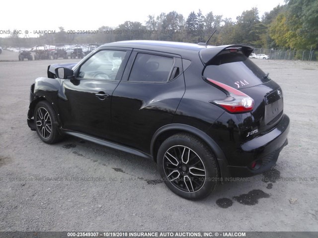 JN8AF5MV4FT565840 - 2015 NISSAN JUKE S/SV/SL/NISMO BLACK photo 3