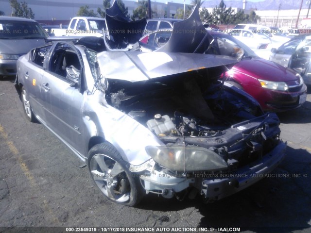 JM1BK323551257703 - 2005 MAZDA 3 S GRAY photo 1