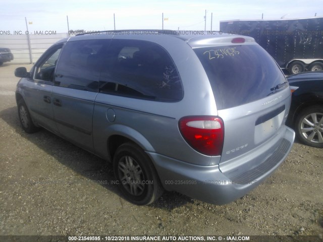 1D4GP24RX6B734286 - 2006 DODGE GRAND CARAVAN SE Light Blue photo 3