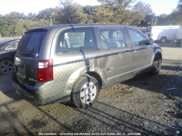 2D4RN4DE4AR350456 - 2010 DODGE GRAND CARAVAN SE GRAY photo 4