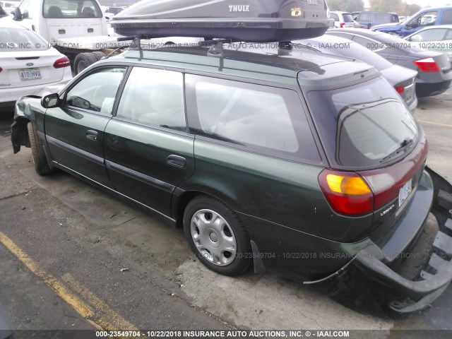 4S3BH6254Y7310524 - 2000 SUBARU LEGACY BRIGHTON GREEN photo 3