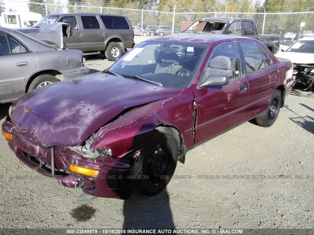 4T1BG12K0TU760415 - 1996 TOYOTA CAMRY DX/LE/XLE MAROON photo 2