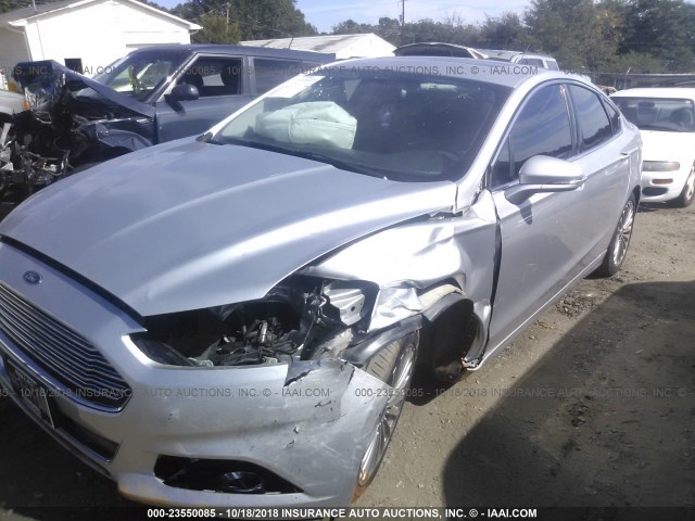 3FA6P0K9XDR214894 - 2013 FORD FUSION TITANIUM GRAY photo 6