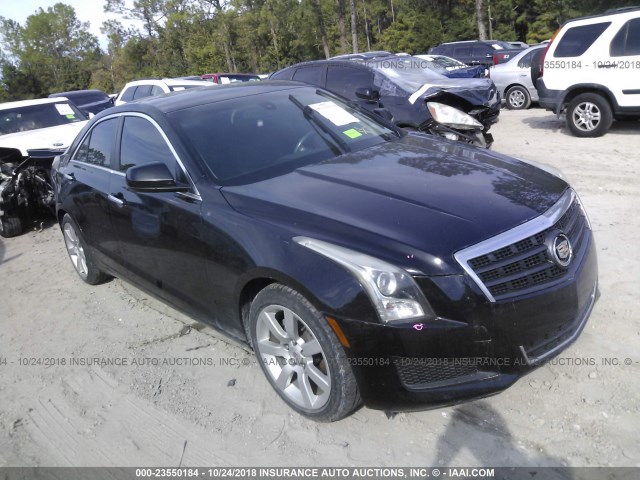 1G6AA5RA0D0150256 - 2013 CADILLAC ATS BLACK photo 1