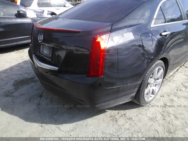 1G6AA5RA0D0150256 - 2013 CADILLAC ATS BLACK photo 6