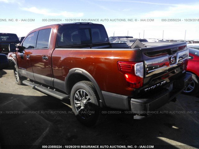 1N6AA1F46HN503366 - 2017 NISSAN TITAN XD SL/PRO-4X/PLAT RES/SV ORANGE photo 3