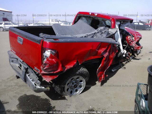 1GTR1UEA0BZ114334 - 2011 GMC SIERRA C1500 SL RED photo 4