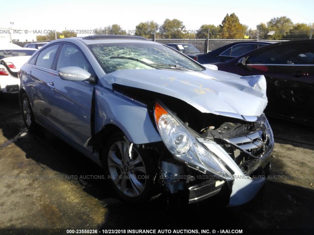 5NPEC4AC0DH603827 - 2013 HYUNDAI SONATA SE/LIMITED SILVER photo 1